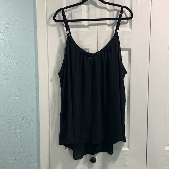 Black Torrid Adjustable Strap Button Down Swing Cami - Picture 9 of 12